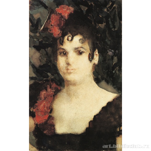 Портрет Т. С. Любатович в роли Кармен