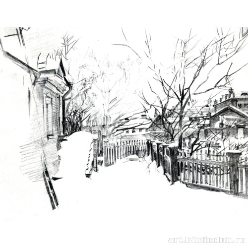 Дворик зимой