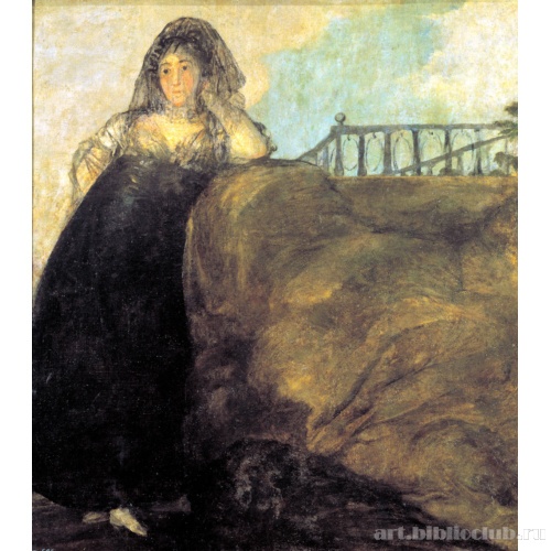 Женщина в черной шали