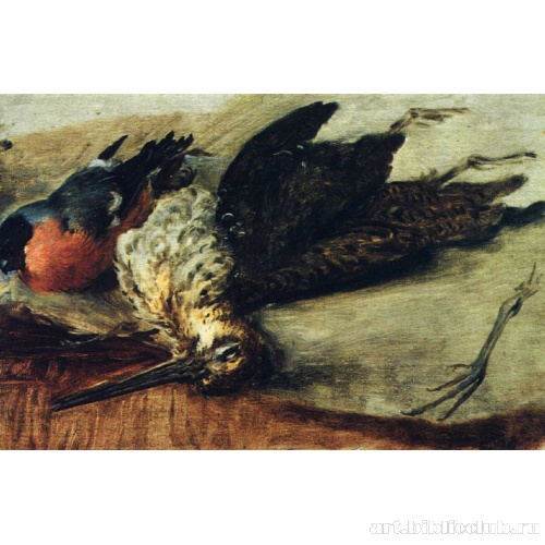 Дупель и снегирь. Этюд