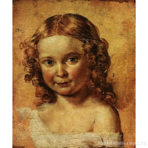 Этюд к портрету В.И. Ершовой с дочерью