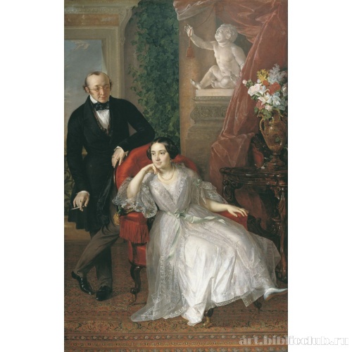 Портрет Николая Ивановича и Надежды Михайловны Бер