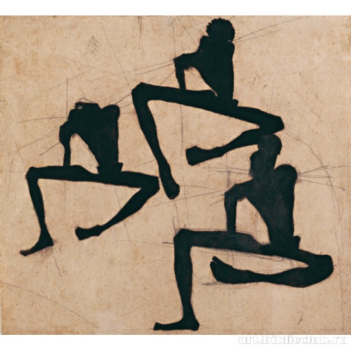 Композиция с тремя обнаженными