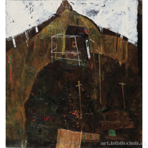 Пейзаж с воронами