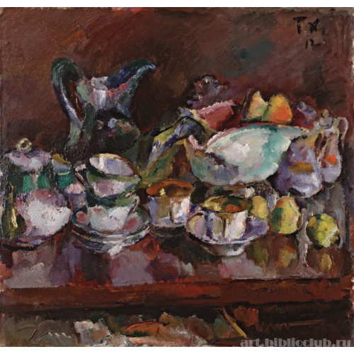 Натюрморт с кофейными чашками
