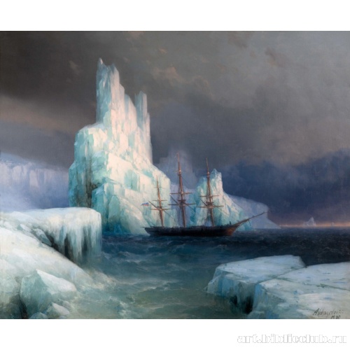 Ледяные горы в Антарктиде