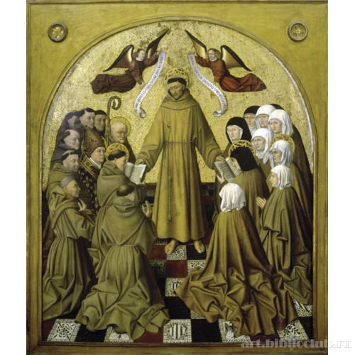 Святой Франциск дает устав своему ордену