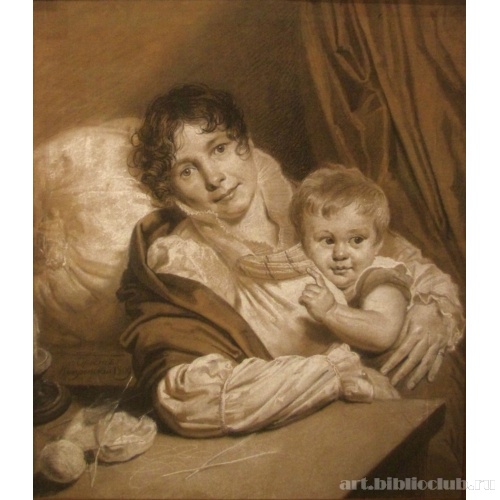 Мать с ребенком (Портрет госпожи Прейс(?)