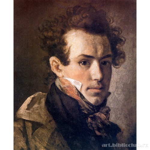 Автопортрет в розовом шейном платке