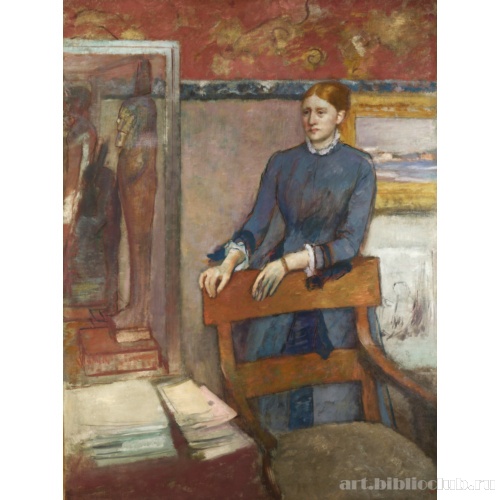 Элен Руар в кабинете отца