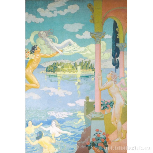 История Психеи. Панно второе. Зефир переносит Психею на остров Блаженства
