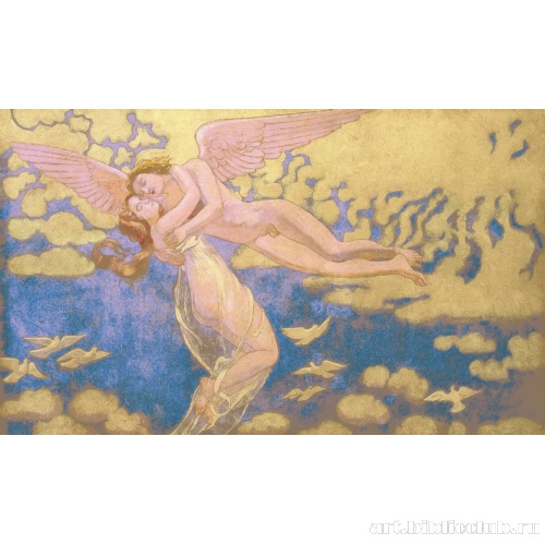 История Психеи. Панно седьмое. Амур переносит Психею на небеса
