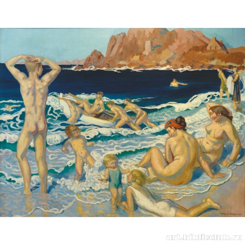 Пляж, обнаженный мужчина и лодка