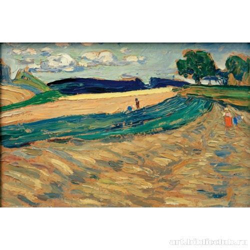 Оберпфальц. Пейзаж с желтым полем