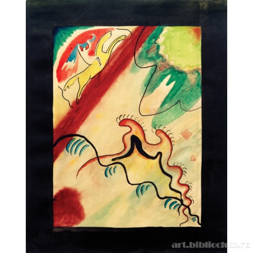 Набросок для обложки альманаха «Синий всадник»