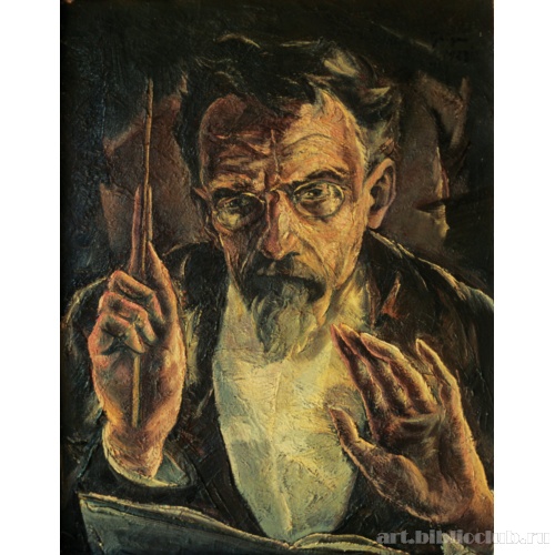 Портрет композитора Ганца Пфицнера