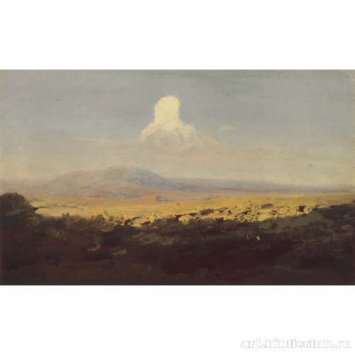 Облако над горной долиной