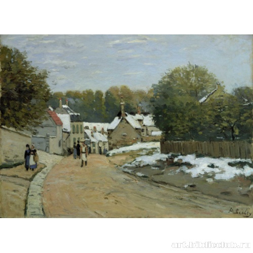 Первый снег в Лувесьене
