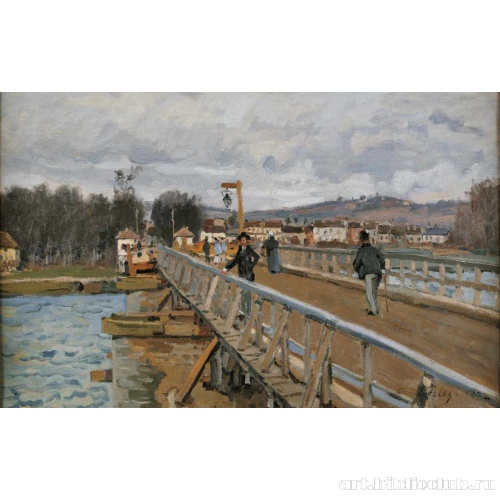 Пешеходный мост в Аржантей