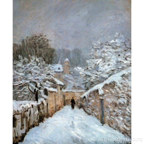 Снег в Лувесьене