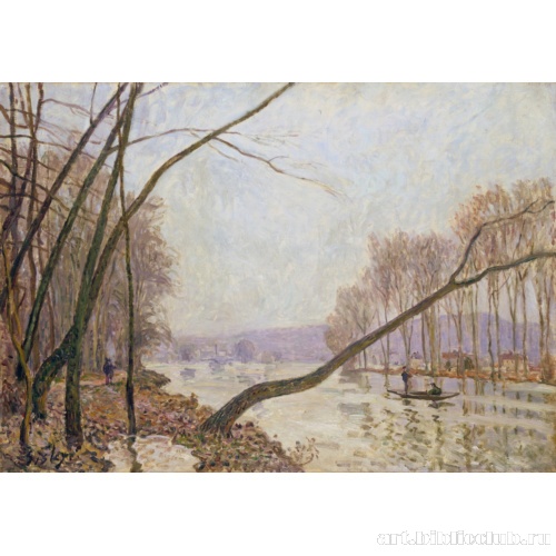 Берег Сены осенью