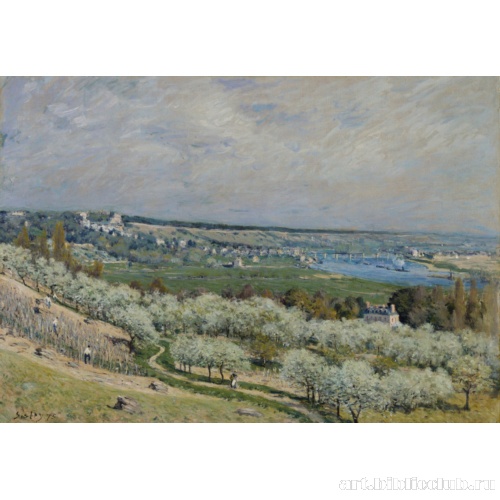 Терраса в Сен-Жермен, весна