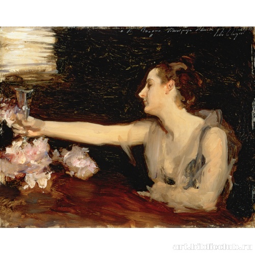 Мадам Готро поднимает тост