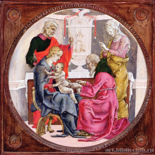 Алтарь св. Георгия в Ферраре, пределла. Обрезание Христа