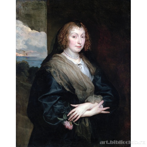 Портрет женщины с розой