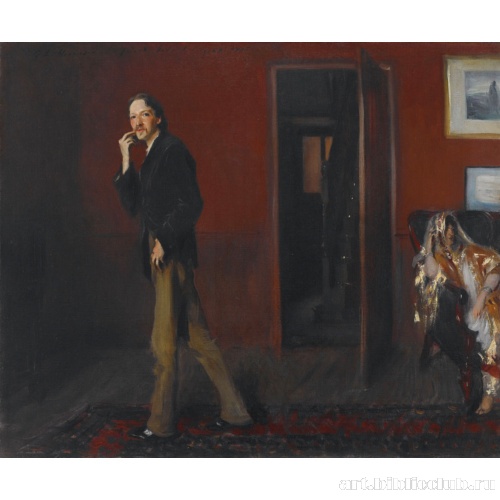 Роберт Луи Стивенсон и его жена