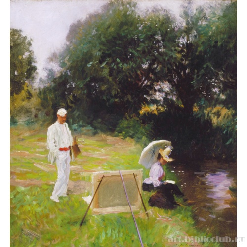 Деннис Миллер Банкер. Рисование в саду