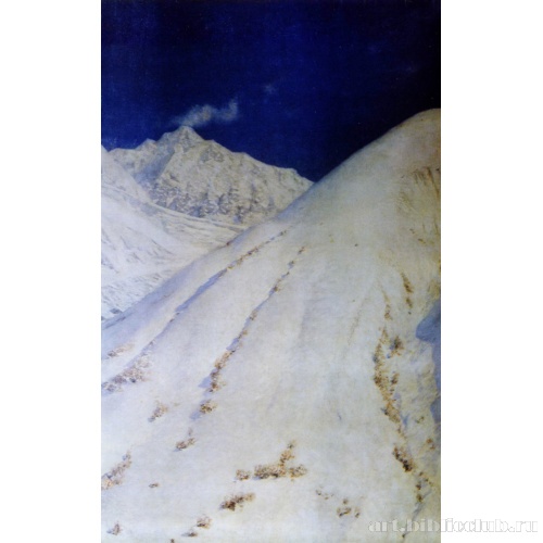 Снега Гималаев. В высшем узле горы. В Сиккиме