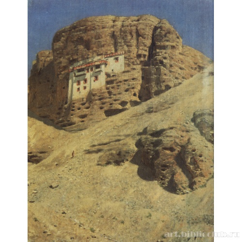 Монастырь в скале. Ладакх