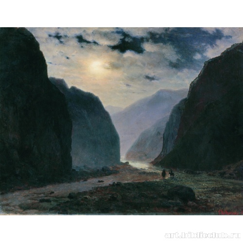 Лунная ночь в горах