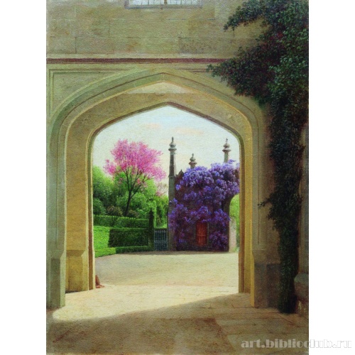 Вид Воронцовского парка. Цветущие деревья