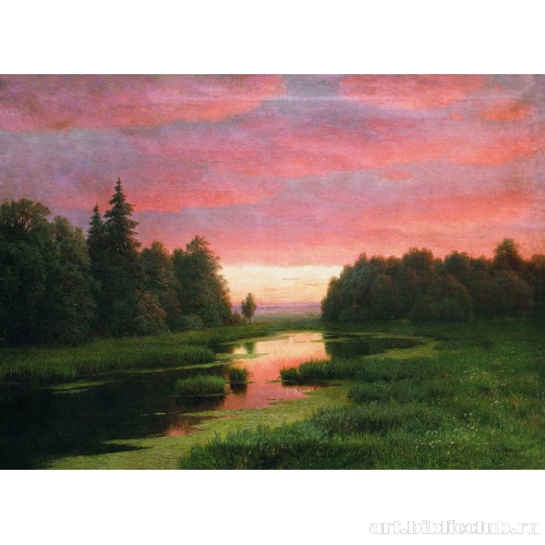 Закат над рекой