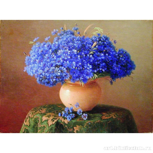 Натюрморт с васильками