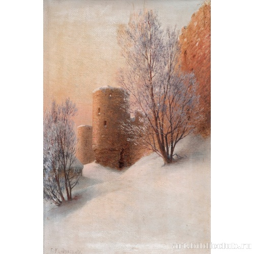 Крепость Копорье зимой