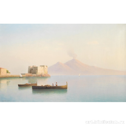 Старый порт с видом на Везувий