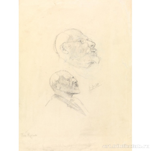 Два наброска автопортрета