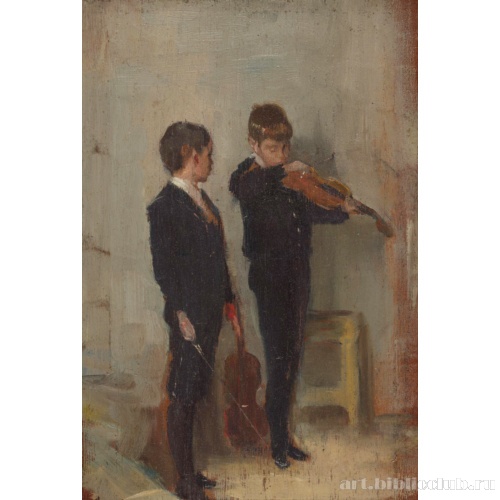 Урок игры на скрипке