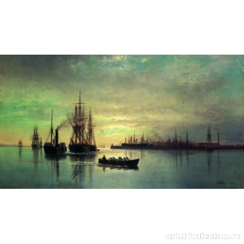 Вид Кронштадтского рейда