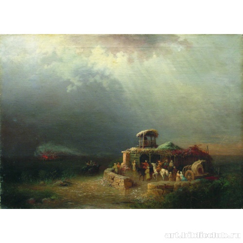 Черкесские воины в степи