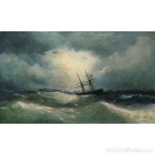 Корабль в море