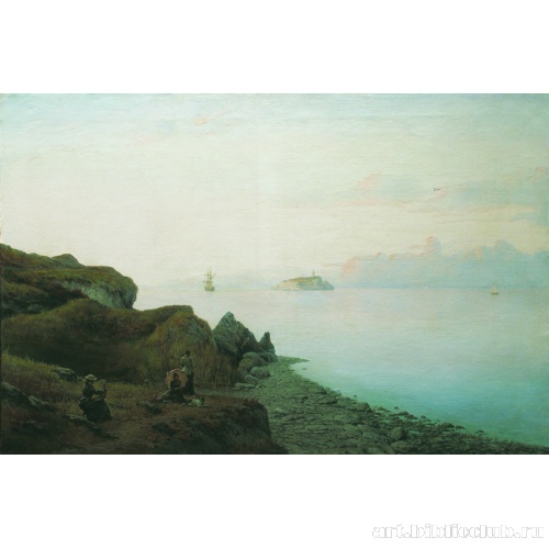 Морское побережье на этюдах