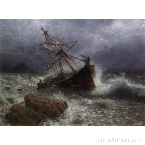 Буря на море