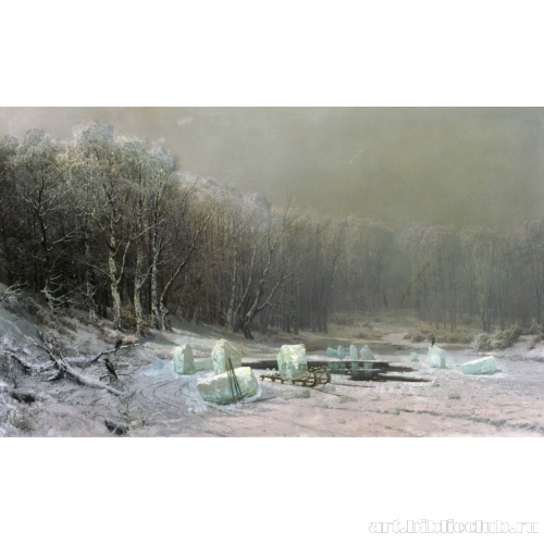 Зима. Ледокол