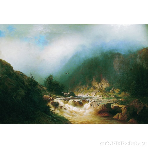 Река в горах Швейцарии