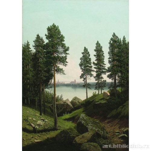 Пейзаж с озером