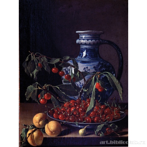 Натюрморт с кувшином и фруктами